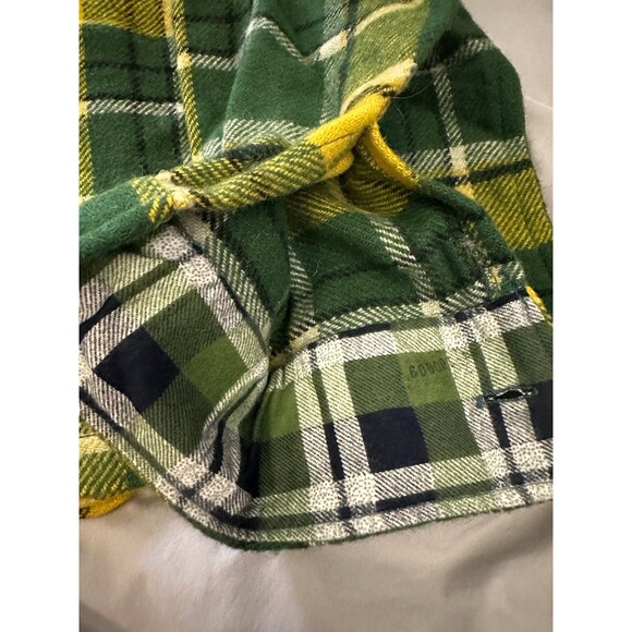 Mars VTG Men’s Green/Yellow 40% Wool Unlined Shirt Great For Fall Size Medium - Picture 7 of 8
